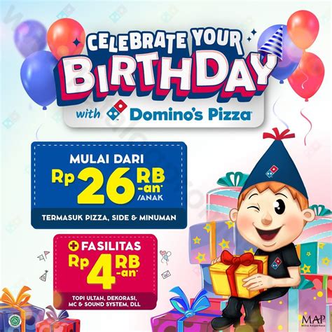 domino's pizza birthday party package